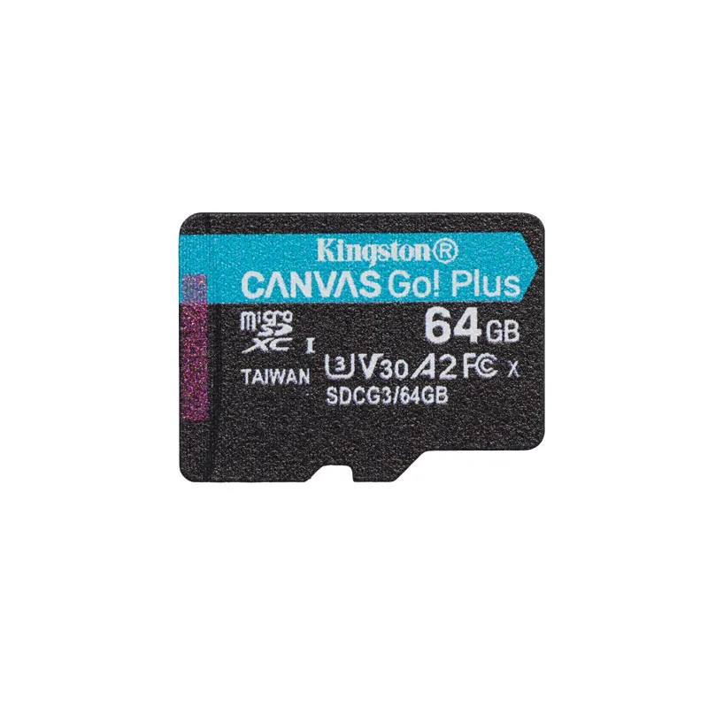 Kingston Canvas Go! Plus microSD Card 64GB (1) خرید کارت حافظه کینگستون 64GB Canvas Go! Plus | دامزیک