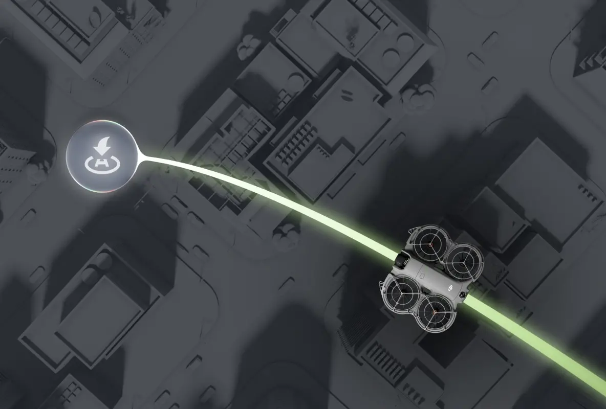 هلی شات DJI Neo 2 8 بازگشت به خانه با DJI Neo 2